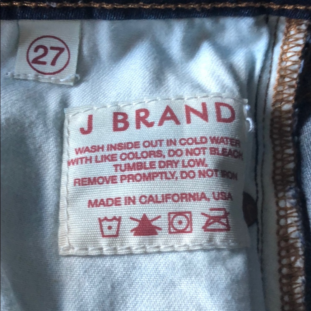 J brand babe bell bottom jeans in Atlantis - Picture 5 of 6